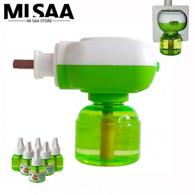 1Dc Szúnyogtaszító Folyékony Elektromos Szúnyog Tekercs Füst Nélküli Kártevőirtó Hálószoba Tartós Hatékony Otthoni Taszító Szerszám