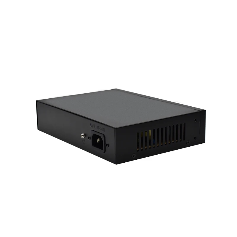 Wanglink 10/100 Switch Converter 4 Ethernet Port Small Lan Switch 2 Uplink Port POE Switch