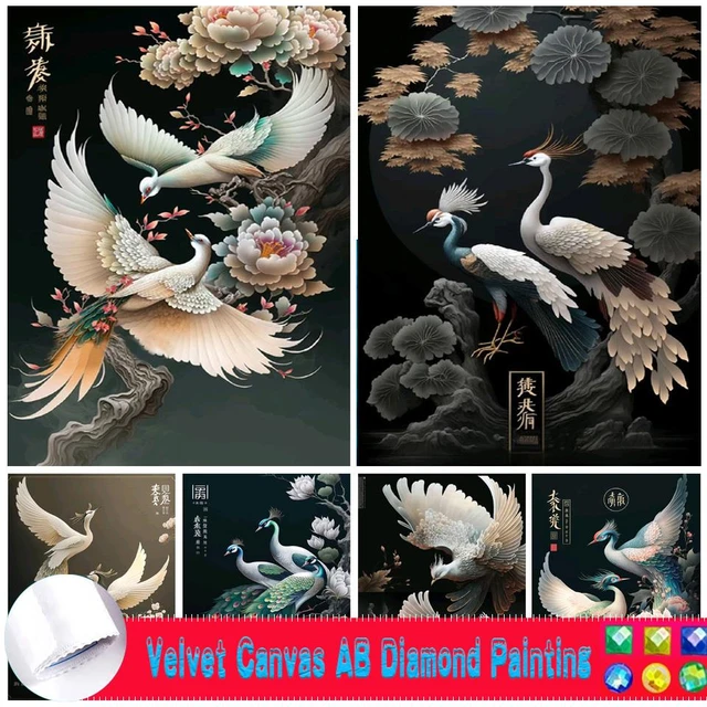 Velvet Canvas AB Diamond Painting Landscape 5D DIY Diamond Embroidery  Flower Bird Mosaic Pictures Cross Stitch Kits Home Decor - AliExpress