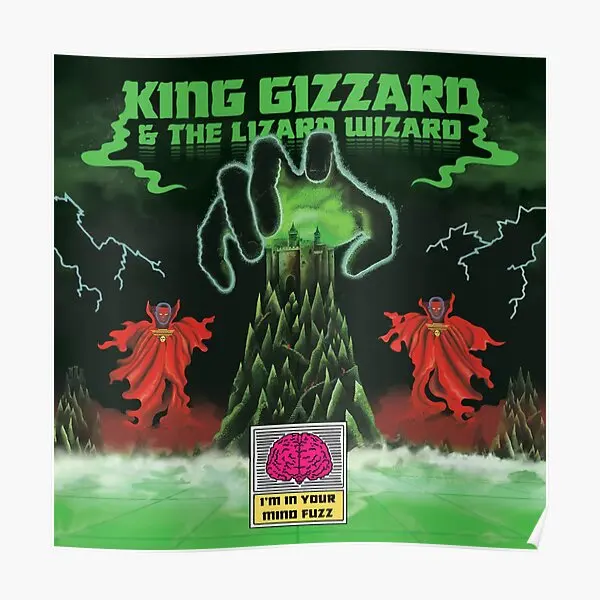 

Kglw I Am In Your Mind Fuzz постер роспись смешная Картина Декор для дома печать на стене украшение для комнаты Винтаж без рамки