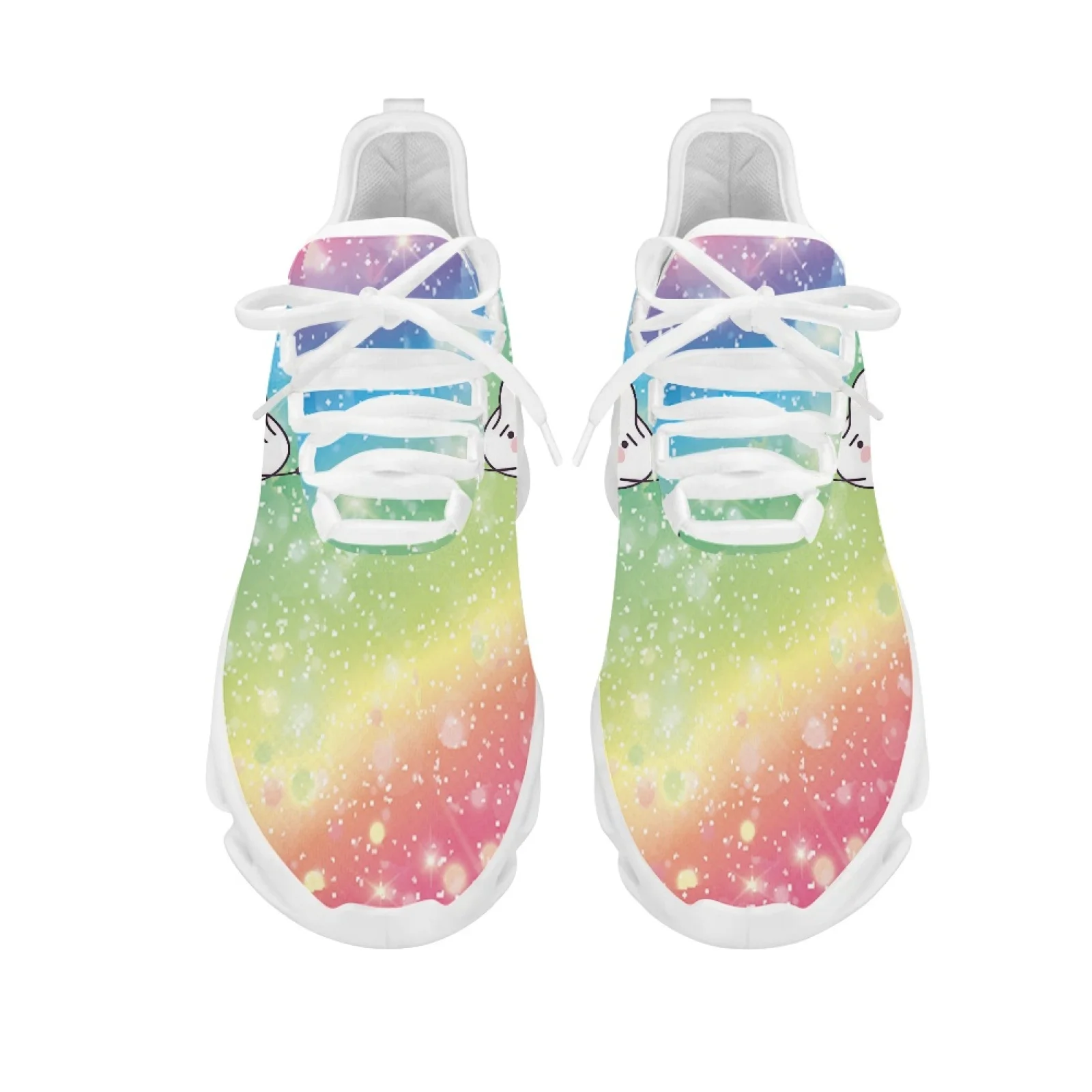 Belidome Rainbow Tooth Dental Womens Running Shoes Casual Athletic Snealers Non Slip Womens Walking  Tennis Shoes Zapatos Mujer