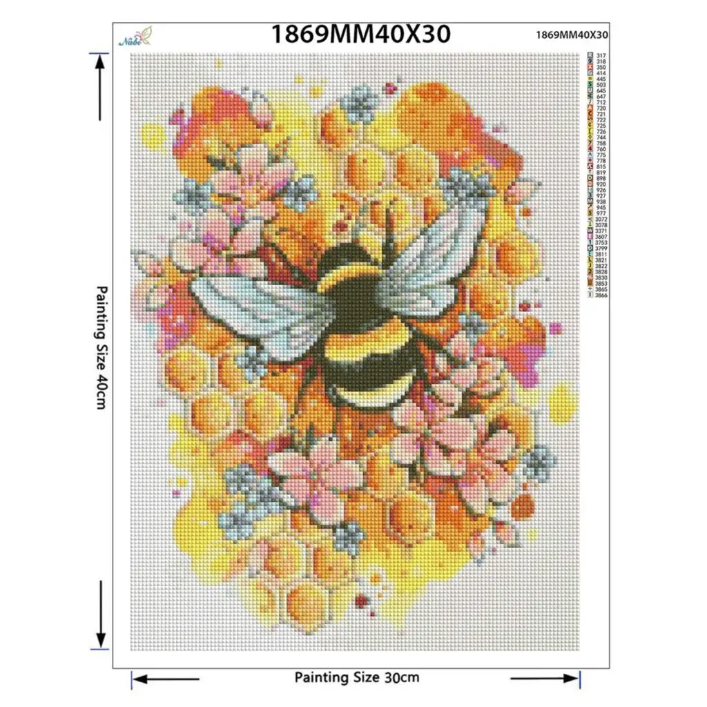 Diamond Painting Square Stones Animals Hobby And Handicraft Rhinestones Diamond Embroidery Bee 5d Mosaic