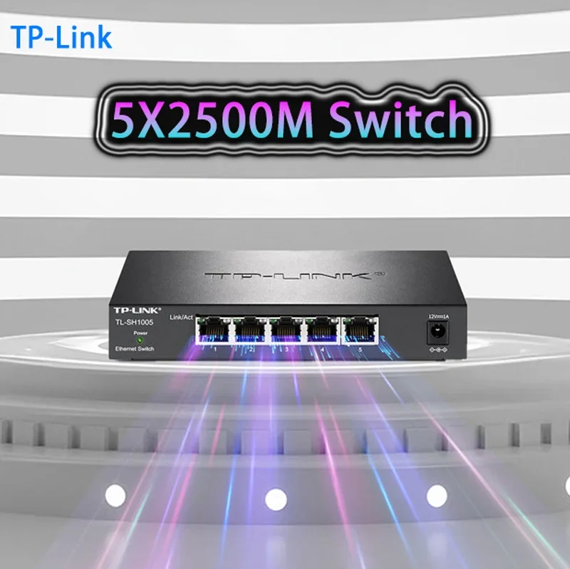Tp-link-plug And Play Asic Miner Switch Switches 2.5g 2.5gbps Gigabit All 5x2.5gb Lan Ethernet Rj45 Tl-sh1005 2.5g - Imagem 5
