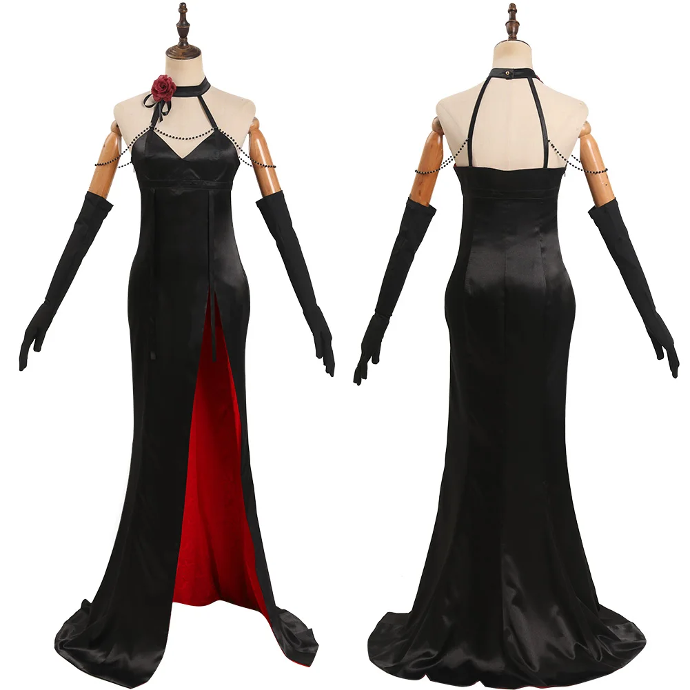

SPY cos FAMILY Yor Forger Cosplay Costume Witch Dress Outfits Halloween Carnival Suit