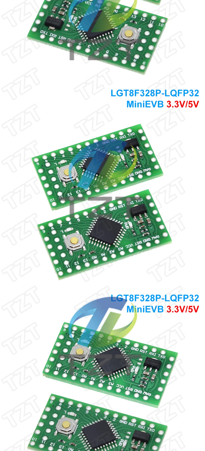 TZT 1/5 шт. LGT8F328P LQFP32 MiniEVB 3,3 В/5 В | AliExpress