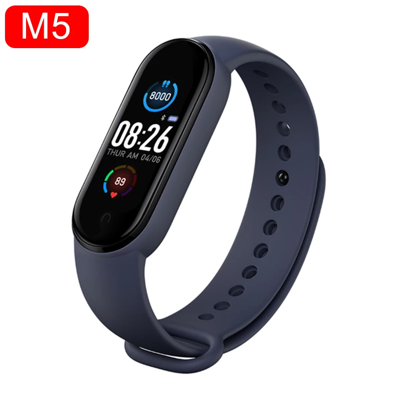 M5 Smart Band IP67 Waterproof Sport Smart Watch Men Woman Blood Pressure Heart Rate Monitor Fitness Bracelet For Android IOS 
