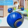 Cats Toy Ball Smart Electric Ball for Cats With Feather Teaser Intelligent Automatic Movement Active Scrolling Pet Toys Supplie 2