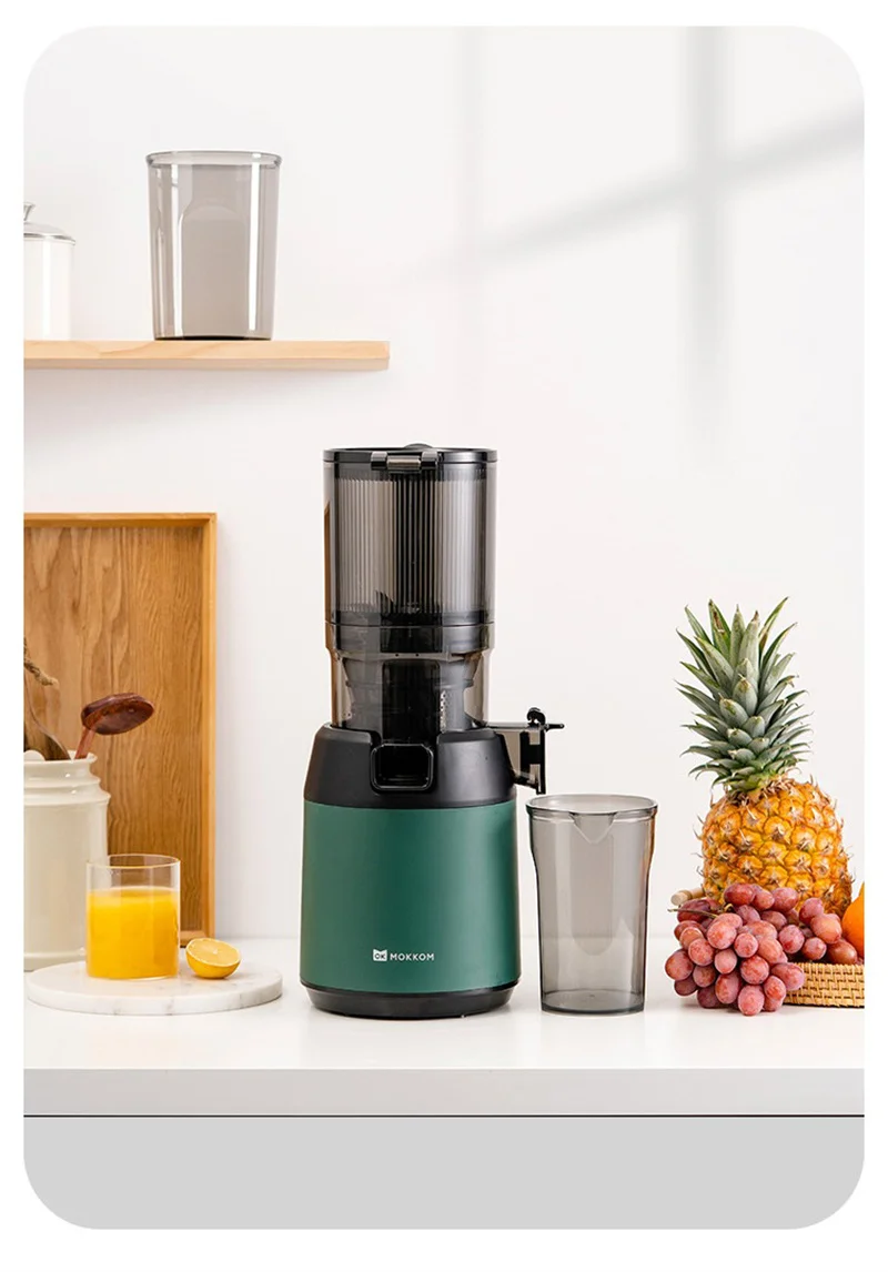 Tabletop 13CM Large Caliber Juicer 220V Carrot Vegetables Squeezing Juicing Machine Residue-juice Separation Kitchen Use 6
