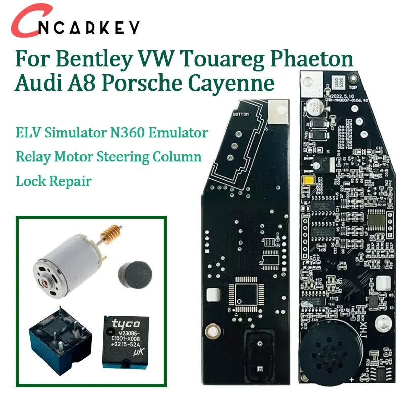 Bentley VW Touareg Phaeton Audi A8 Porsche Cayenne Car ELV Simulator N360 Emulator Relay Motor Steering Column Lock Repair car elv simulator