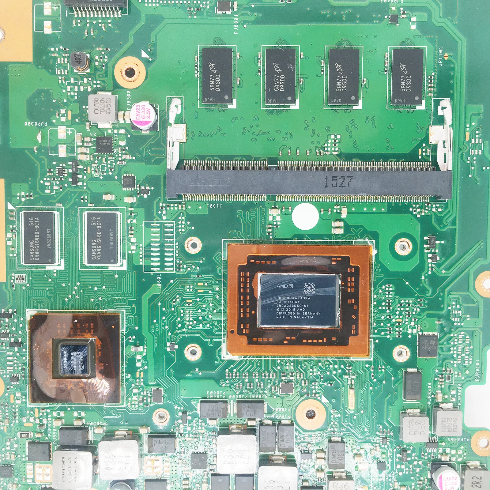 메인 보드 ASUS X555YI X555DA X555YA X555DG A555DG X555 X555Y 노트북 CPU E1 E2 A4 A6 A8 A10 A12 FX-8800P