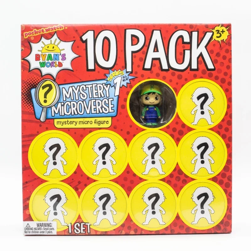 RYAN WORLD Capsule Toys World Travel Company Treasure 10 Pack or