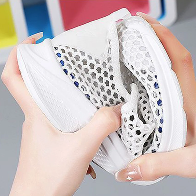 Lightweight Shoe Women Shoes Summer Breathable Thin Mesh Casual Shoes Soft Soled Sneakers Beach Creek Tracing