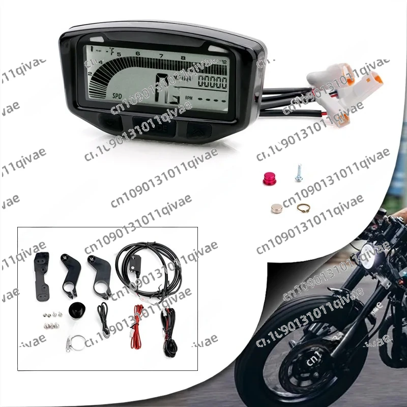 מונה מהירות אוניברסלי לאופנוע דיגיטלי UTV/ATV Trail Tech 752-119