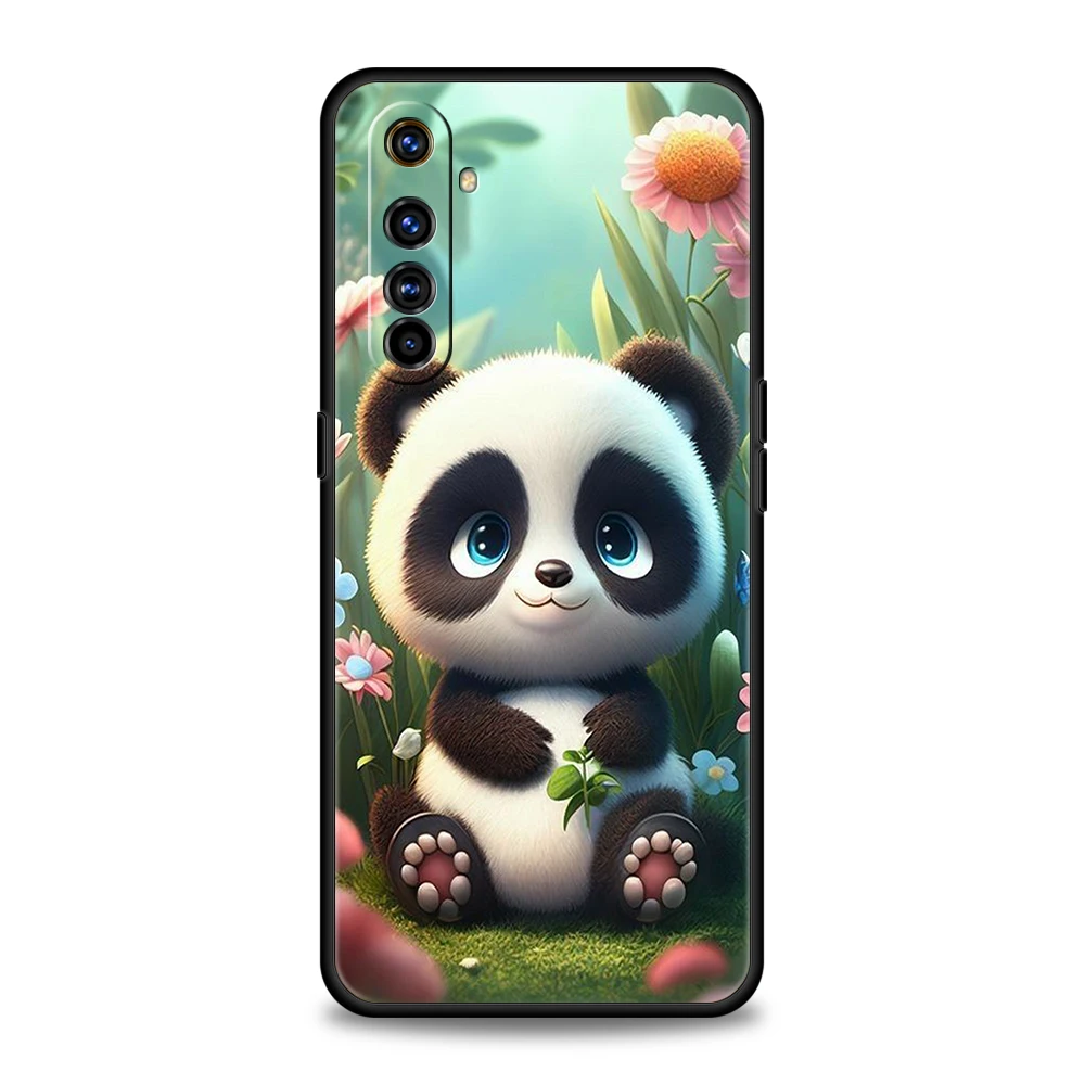 Cartoon Lovely Panda Shockproof Silicone Phone Case