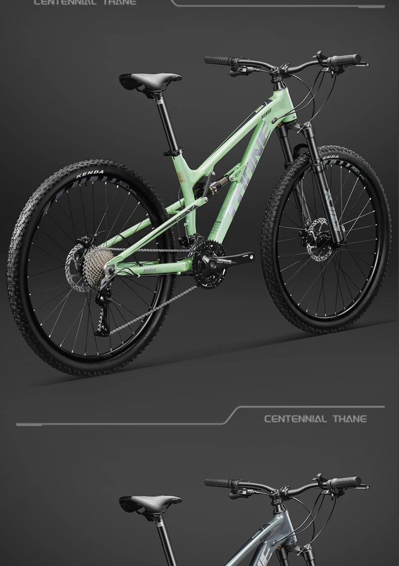 Soft Tail Frame Downhill Mountain Bike Full Suspension Mountain Bicycle 30/33 Speed 27.5 inch Aluminium Alloy Cross Country Bike