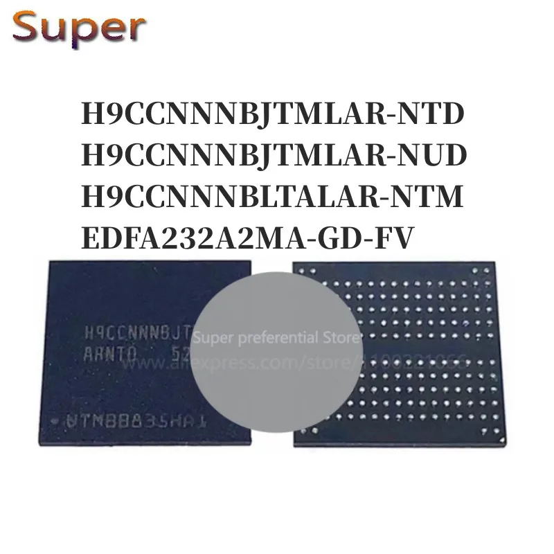 

5PCS H9CCNNNBJTMLAR-NTD H9CCNNNBJTMLAR-NUD H9CCNNNBLTALAR-NTM 2G178FBGA LPDDR3 2GB