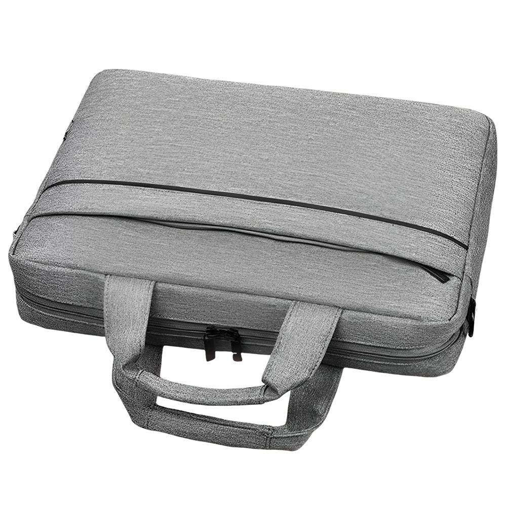 Laptop Crossbody Bag Shockproof Padded Laptop Case Waterproof Laptop Shoulder Bag 3 Compartments Laptop Protective Bag