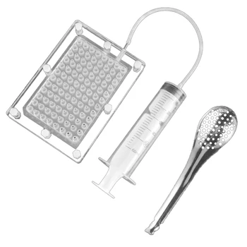 Molecular Gourmet Tools Transparent Molecular Gastronomy Kit with Spoon 1