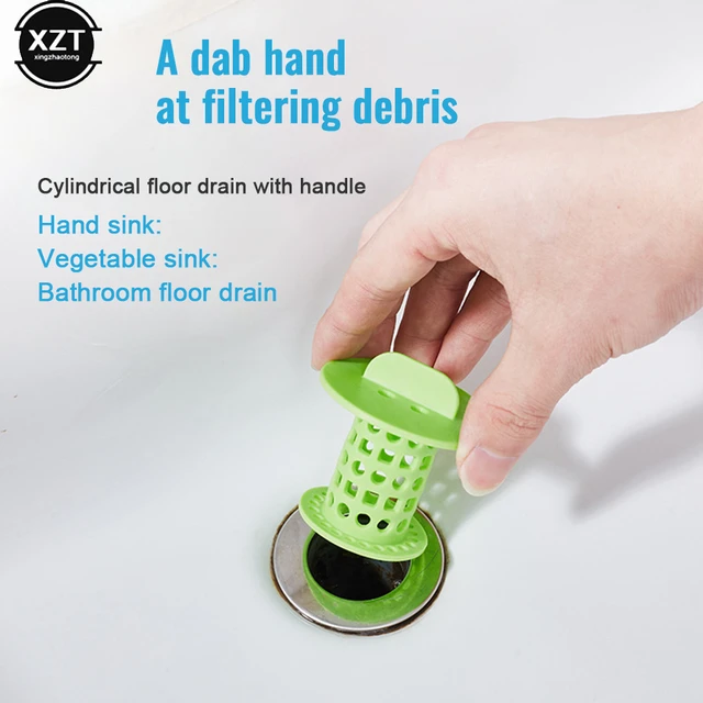 Bathroom Drain Hair Catcher Bath Plug Sink Strainer Filter Sewer