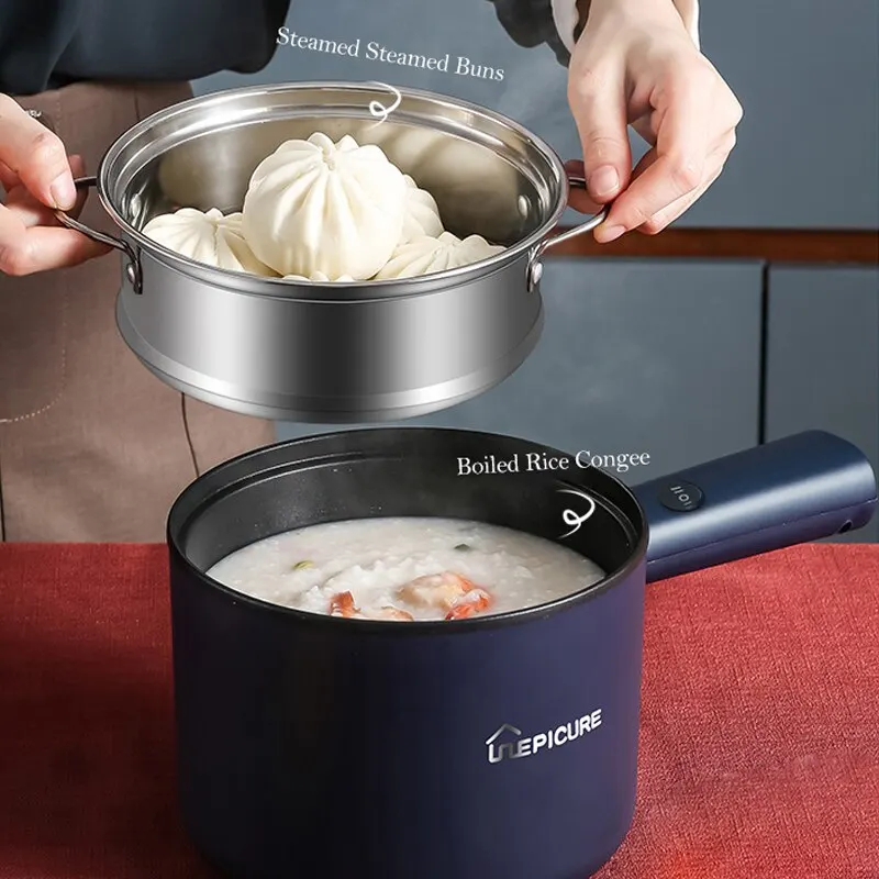 220V Multifunction Cooker Household Single/Double Layer Hot Pot Electric Rice Cooker Student Dormitory Mini Non-stick Pan Pots electric rice cooker electric cooker electric hot pot