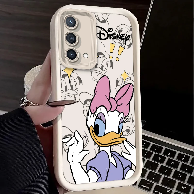 Anime Daisy Donald Duck Per Reno X5 X3 10 8T 7Z 6 5 Pro Plus Pro 4G 5G Eye Ladder Custodia Per Telefono