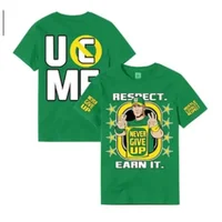 2024 Summer Men's 3D Printing Famous Wrestler John Cena T-shirt Children's Street Round Neck Sports Large Top 1
