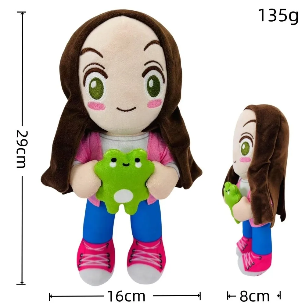 New Magic Expression Plush Doll 25cm Soft Plush Frog Toy Cartoon Girl Stuffed Animal Doll Gift