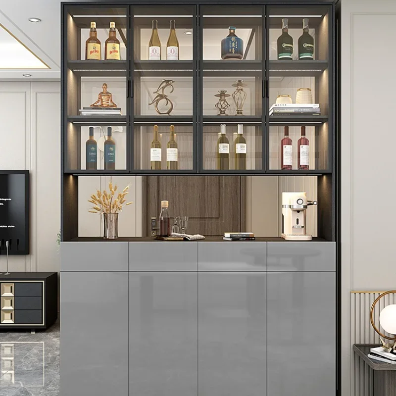 Wooden Shoe Wine Cabinets Living Room European Wall Display Storage Liquor Mueble Licorera Home Wine Cabinets Furniture QF50JG