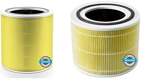 

Core 400S Air Purifier Pet Allergy Replacement Filter, 3-in-1 True HEPA, Yellow & Core 300 Air Purifier Pet Allergy Replacem