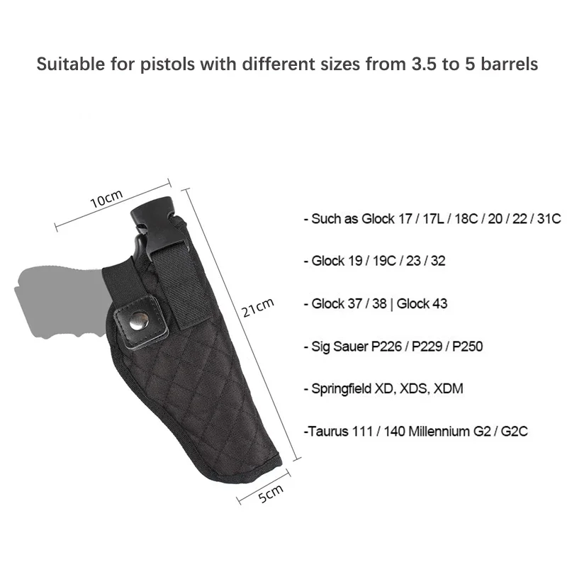 Pistol Holster, Hunting Holster, Gun Holster, Gun Accessories Tactical Concealed Holsters
