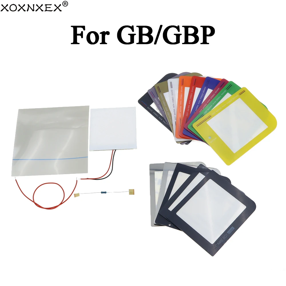 1Set Für GB/GBP Backlit Mod Verwenden Kühles Weiß LCD Panel Zu Leuchten Bildschirm Hinter Für Gameboy tasche Reparatur Objektiv Teil