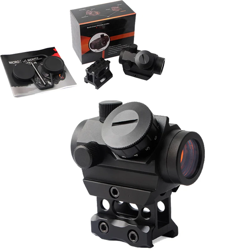 

Metal Tactics T1G Red Dot 1X20 Sights Reflex With 20mm Mount & Increase Riser Red Dot Sight Hunting Airsoft Laser