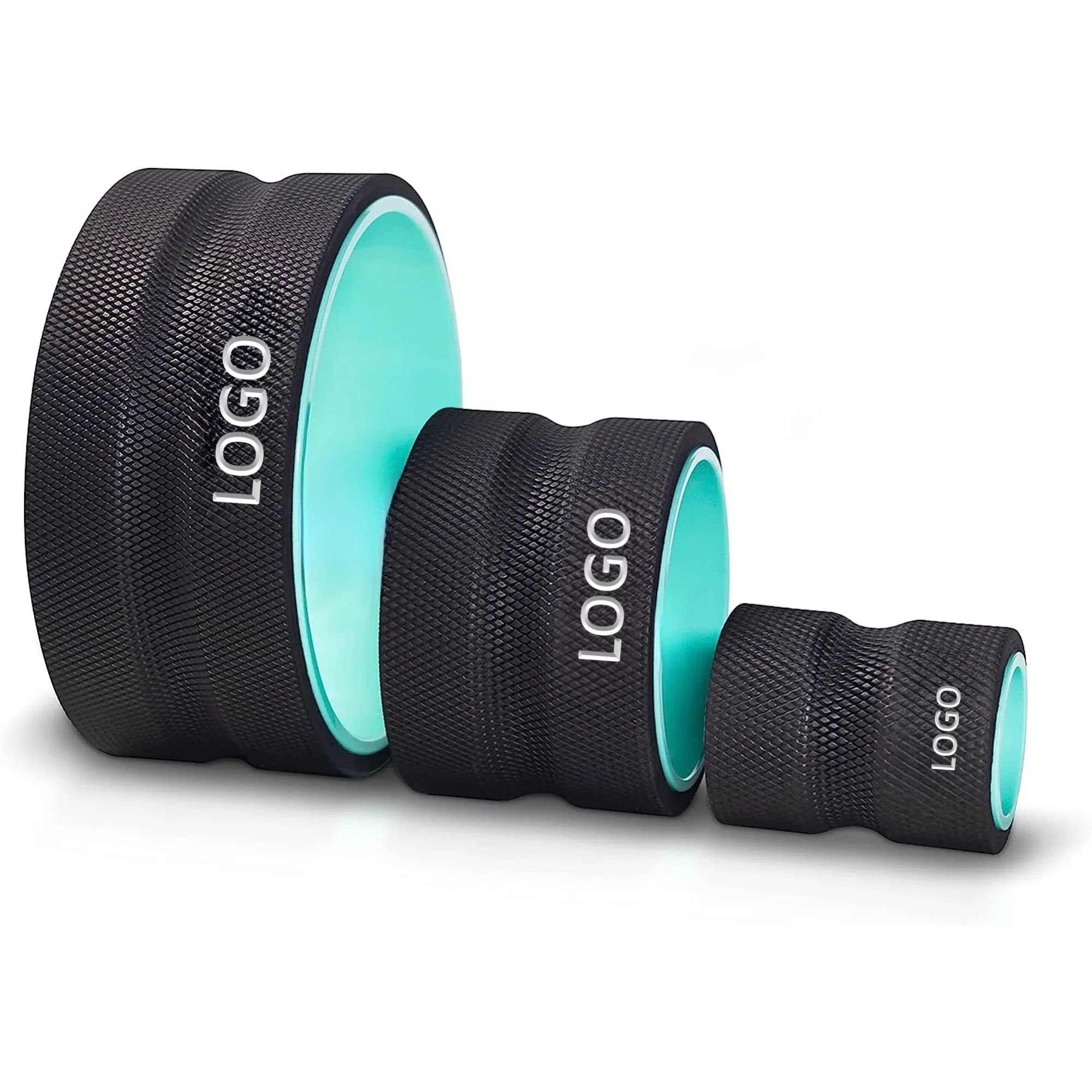 Wheel Foam Roller Targeted Muscle Roller Deep Tissue Massage Back Stretcher Foam Padding Supports Back Pain Relief