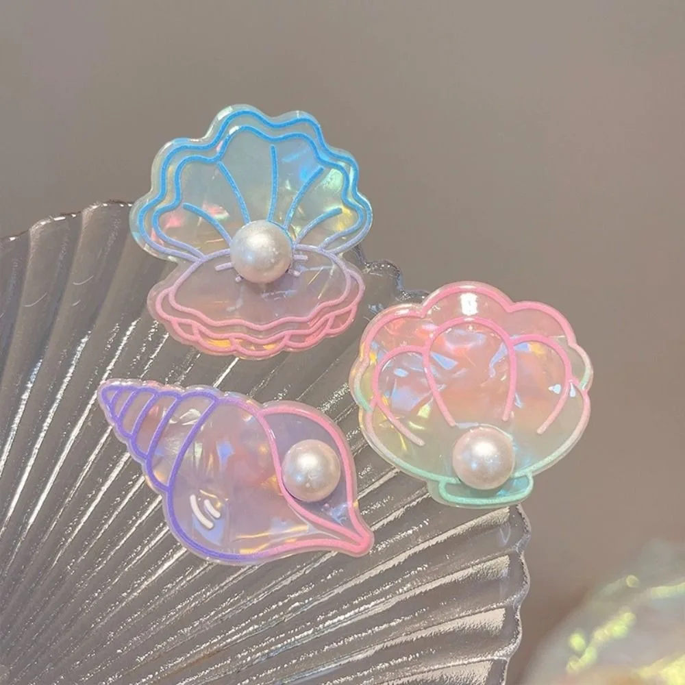 

Conch Starfish Hair Clip Colorful Hairpin Pearl Sweet Barrettes Hair Accessories Hair Ornaments Shell Hair Clip Girls