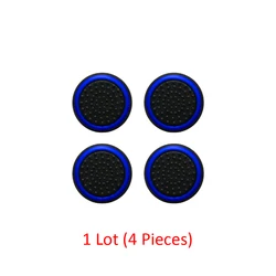 4-Piece Soft Silicone Joystick Cap Set (Blue)
