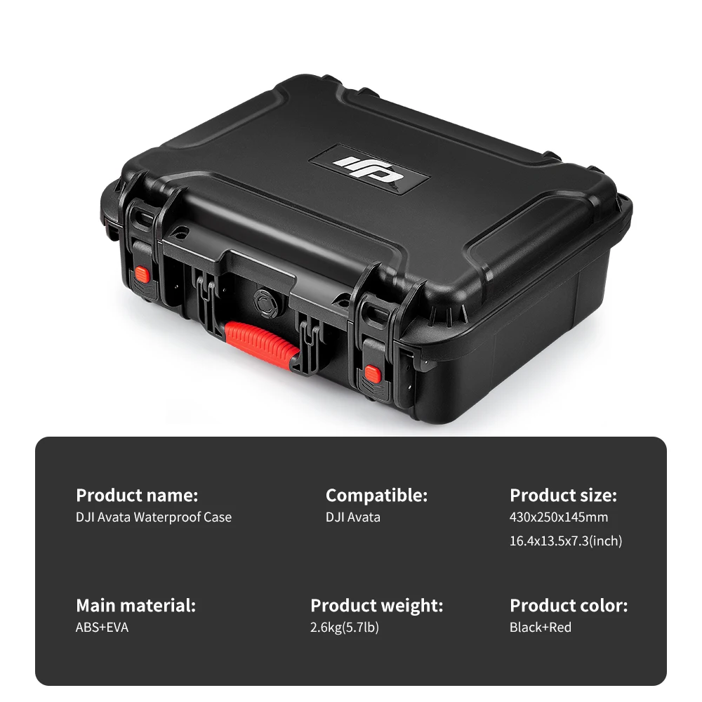 Storage Case for DJI Avata Portable Suitcase Hard Shell Waterproof Case Explosion-proof Carrying Box Drone Accessories Hard Box
