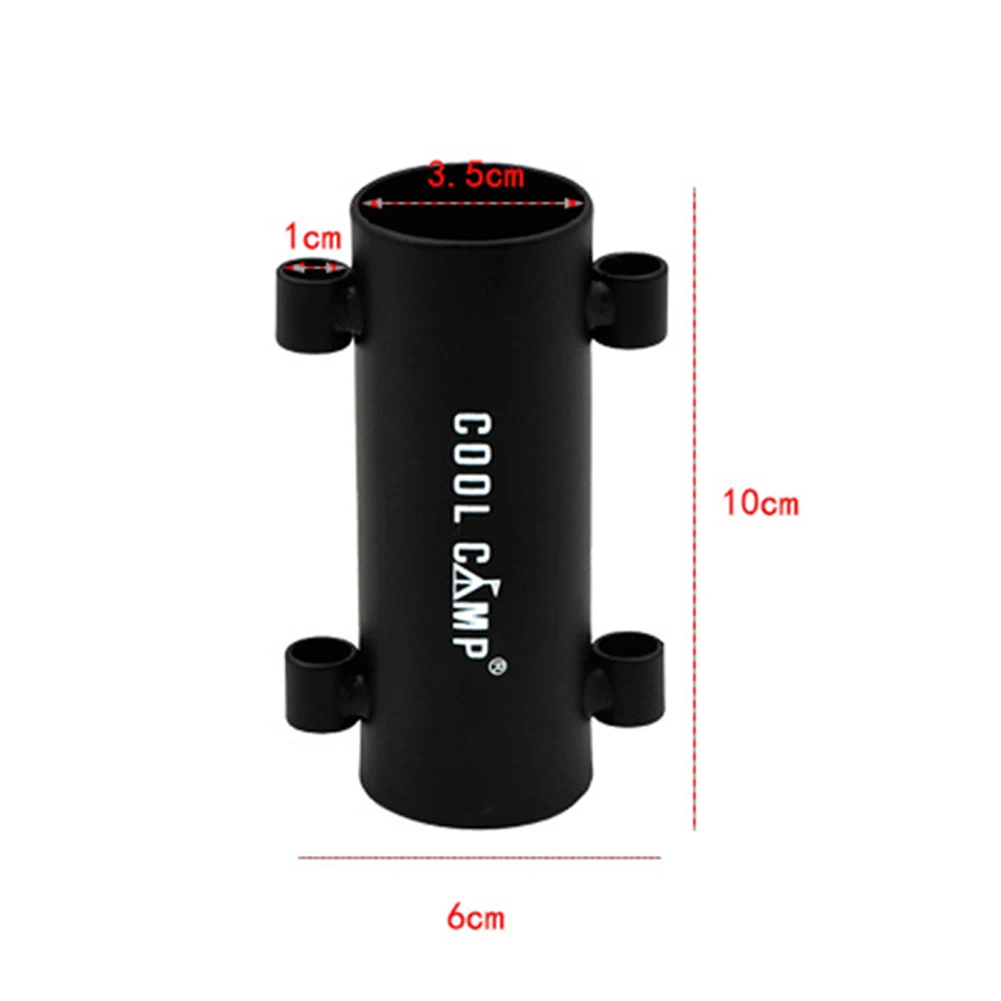 Iron Camping Canopy Pole Holder Windproof Awning Pole Fixed Stand