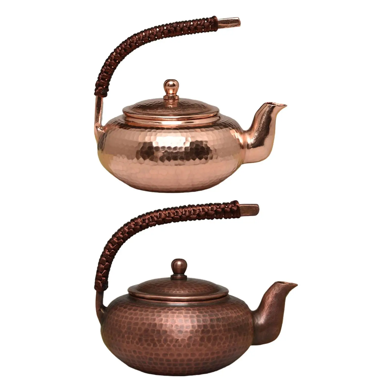 Copper Teapot Half Moon Handmade 500ml Traditional Copper Kettle Teapot