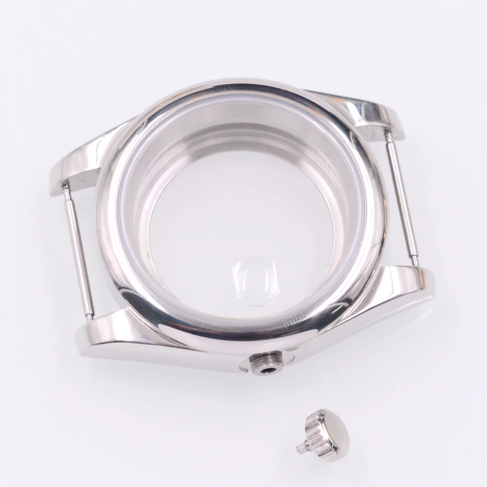 Sapphire Glass Watch Case - Silver/Rose Gold Finish