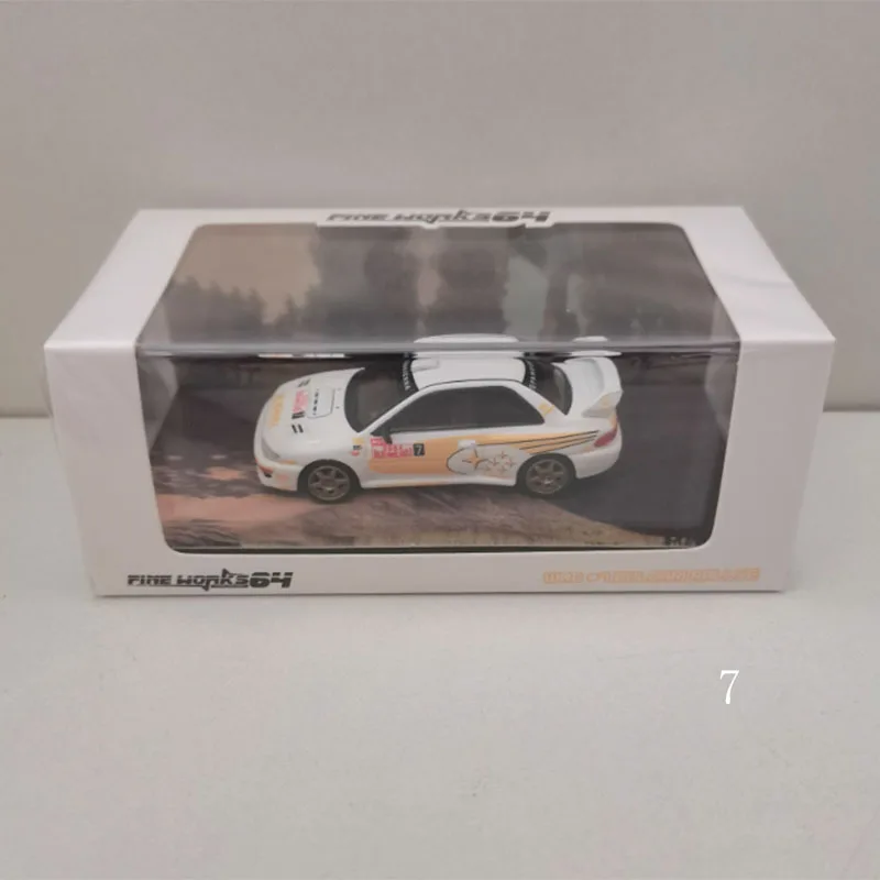 Fine works 1:64 Scale Subaru Impreza WRC Car Model Rally Car Alloy