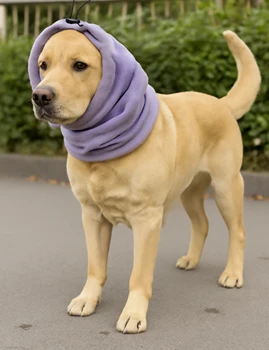 Dog Noise-Reducing Scarf Hat 1
