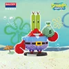 Spongebob Building Blocks Krusty Krab Restaurant Pineapple House Squidward Room Scenes Patrick Star Figure Model Toys Kids Gifts 4