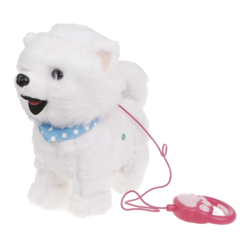 Crawl Learning Dog Toy with Music Leash Rope Puppy Dog Toy Child Electronic Gift learn paining math chinese english book copybooks learning education books for kid school books for reuse writing work for child