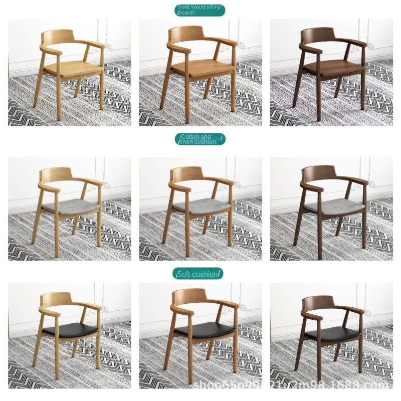 IHOME Commercial Hiroshima Chair Leisure Chair Nordic Minimalist Conference Room Negotiation Living Room Dining Leisure