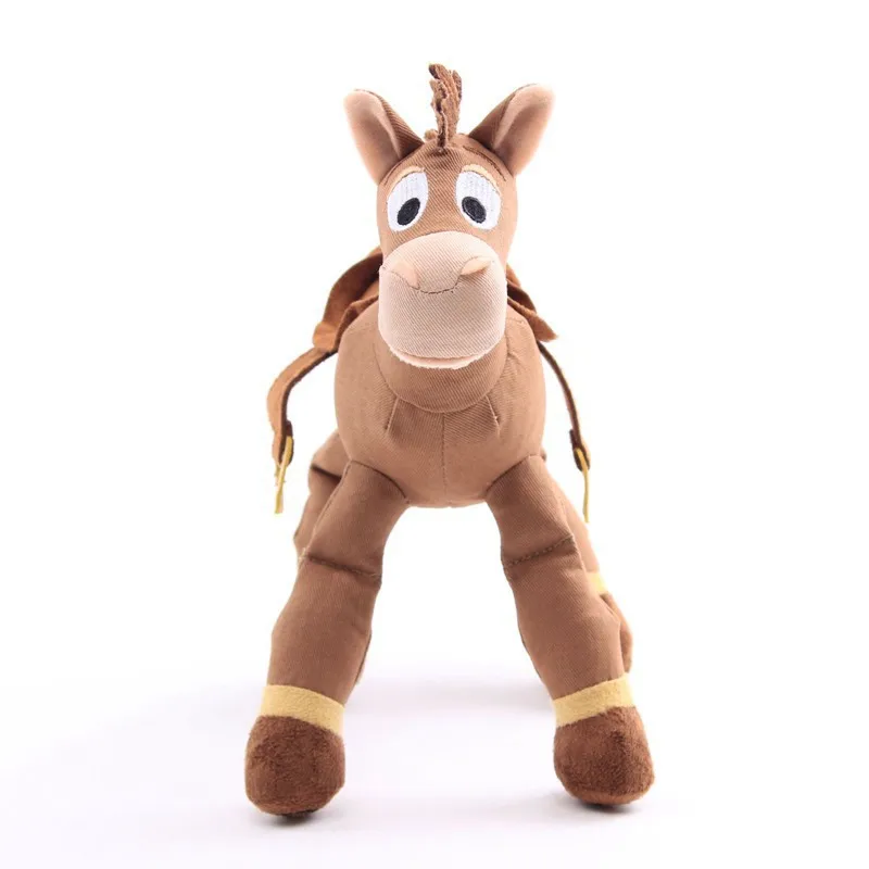 25cm Disney Animation Toy Story Woody Sheriff Bath Red Heart Horse Ordinary Acousto-optic Plush Toy Sofa Pillow Birthday Gift 3