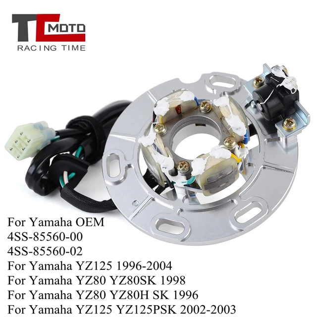 オートバイ磁気発電機ステータヤマハYZ125 yz 125 1996-2004 YZ80