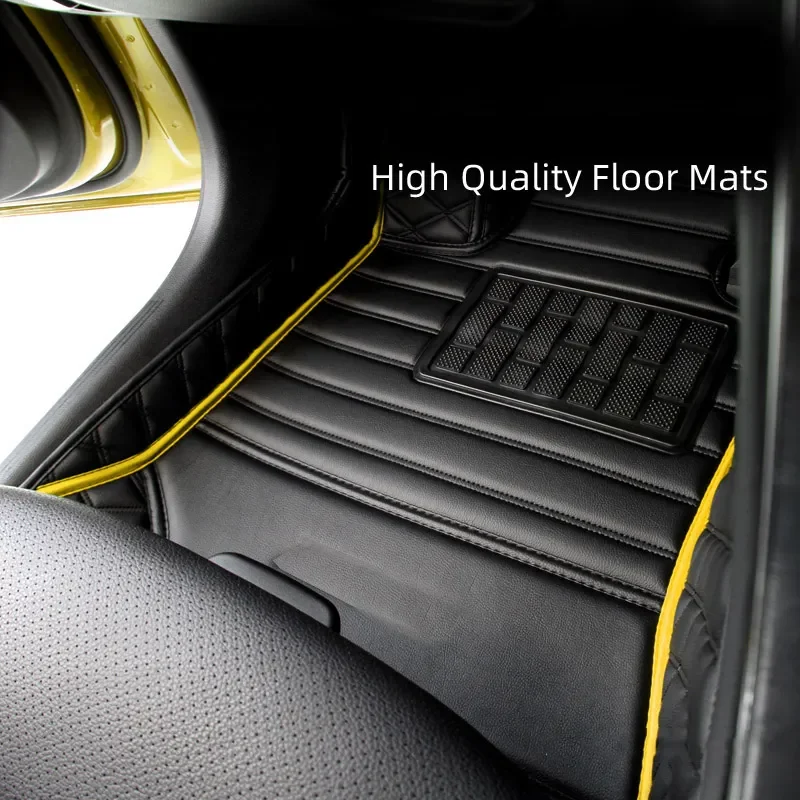 

NAPPA Leather 3D Car Floor Mats For Audi A8 A8L 4H2 4H8 4HC 4HL 5 Seat 2011-2017 4N2 4N8 4NX 2018-2023 Auto Accessories Interior