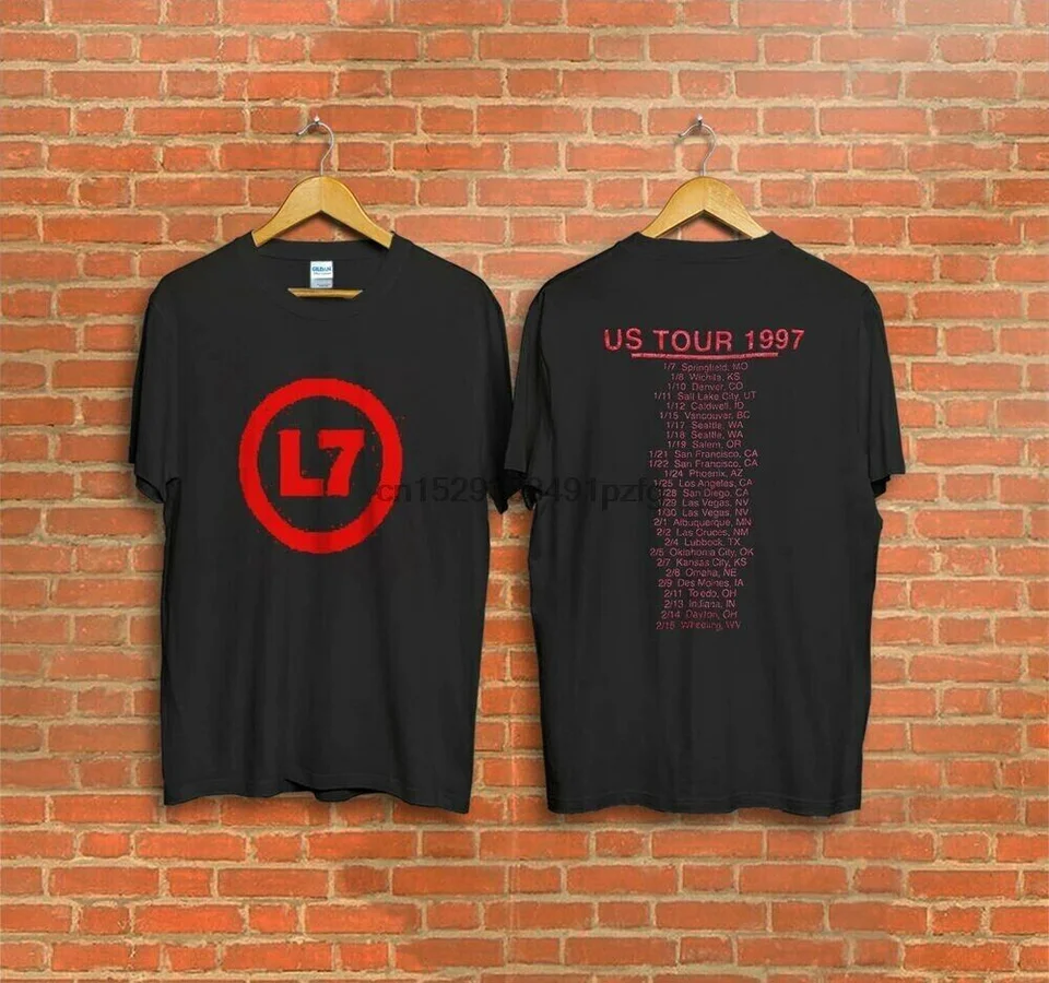 トップス L7 1997 US TOUR Tee GIANT L7 1997 US TOUR Tee GIANT L7 1991 Smell The Magic Vintage T-shirt