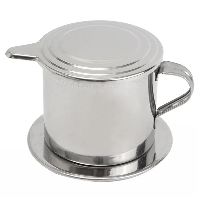 Stainless Steel Coffee Filter Infuse Cup Vietnamese Coffee Dripper Maker Pot Portable Coffee Drip Strainer Kitchen Tools