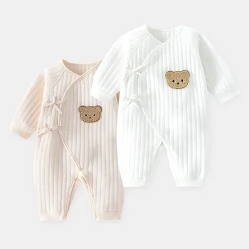 Bear Cotton Baby Jumpsuit 1